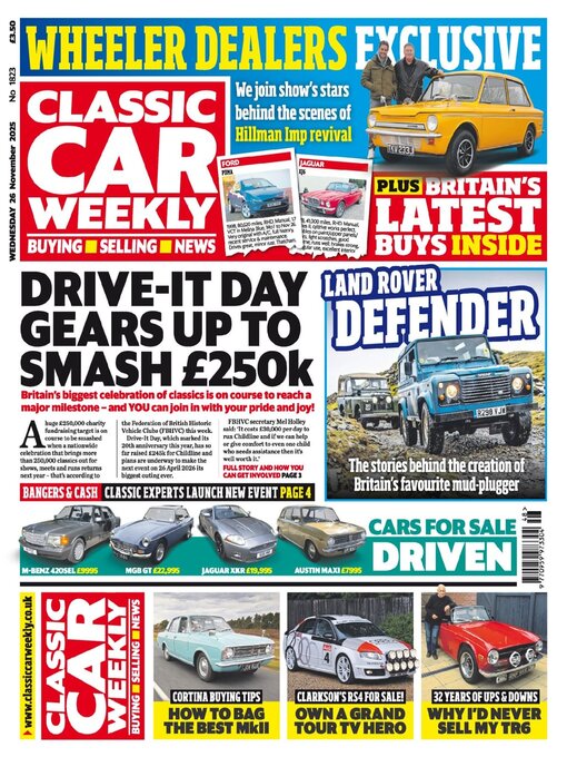 Title details for Classic Car Weekly by H BAUER PUBLISHING LIMITED - Available